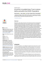 An anchor in troubled times: Trust in science before and within the COVID-19 pandemic in Germany